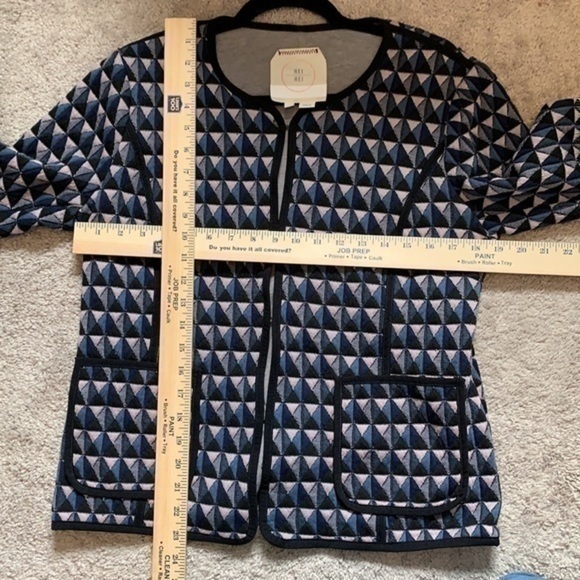 Anthropologie Hei Hei Vala Geometric Quilt Jacket - Picture 8 of 12